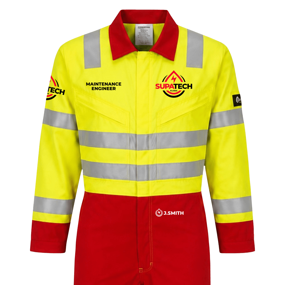 Industrial workwear coverall